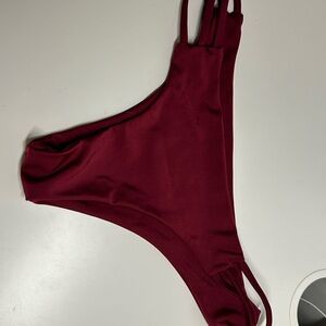 Burgundy Bikini Bottom
